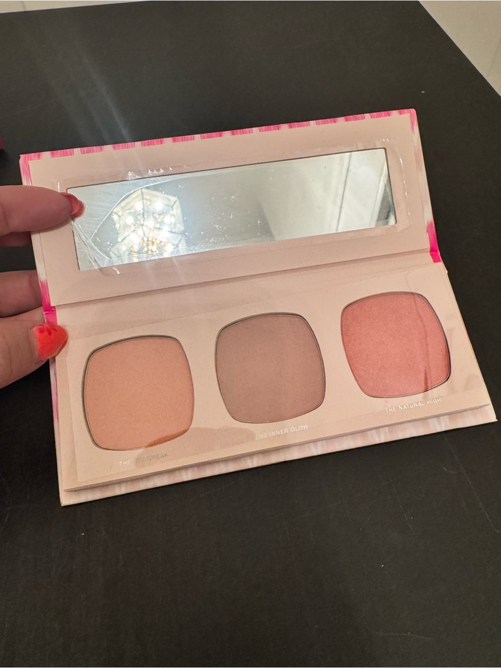 bareMinerals Good Vibes Blush Palette Trio Big Break Inner Glow Natural High
